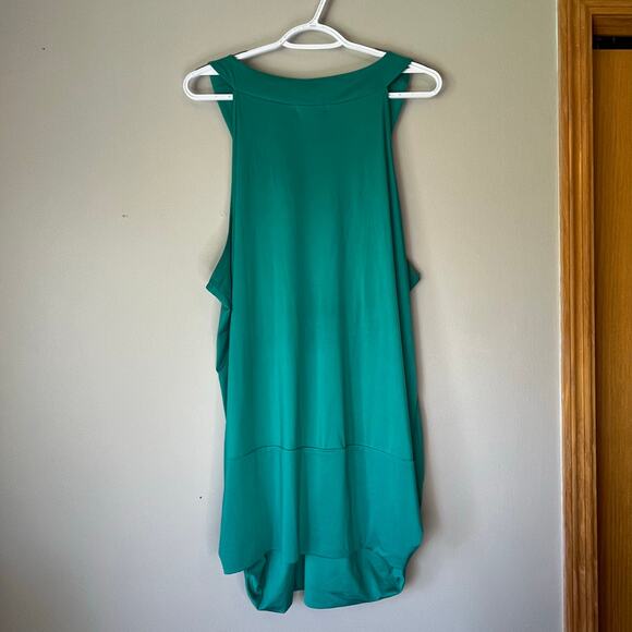 Maurices Green Tank Top with Beaded Neckline Size 3 - Picture 2 of 14